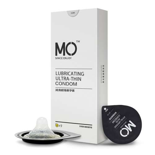 名流 MO玻尿酸潤滑超薄保濕避孕套 9只裝 買一盒多送兩只