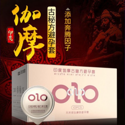 OLO  印度伽摩古秘方避孕套  10只裝